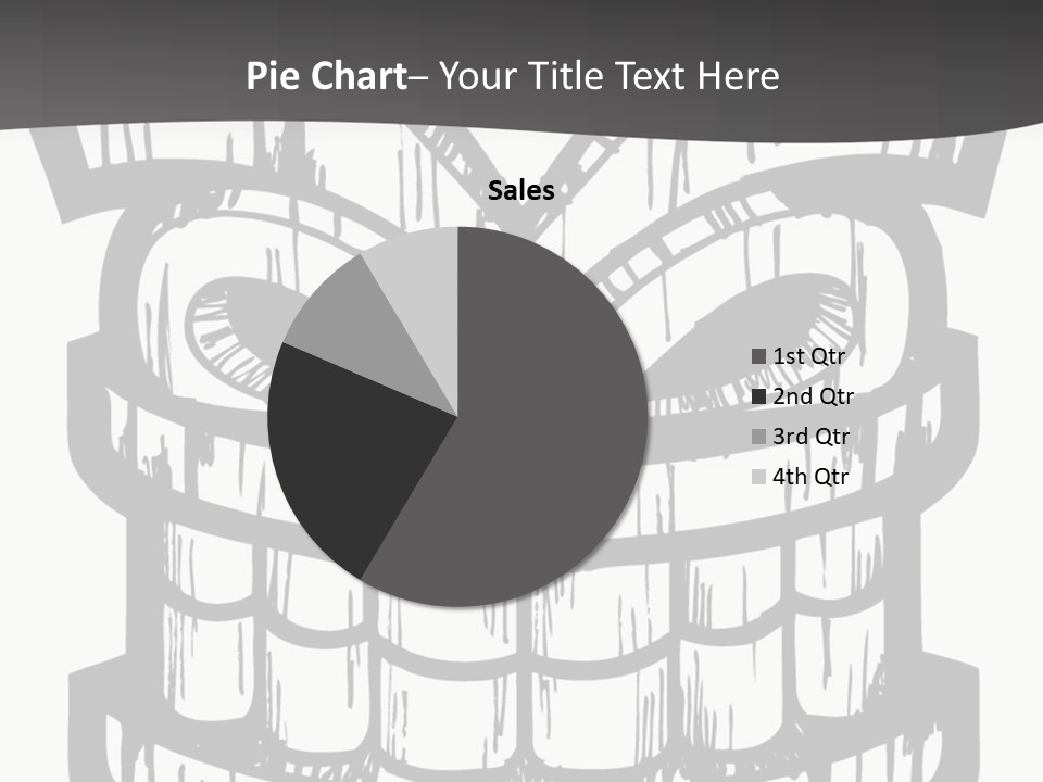 Vector Wood Tiki PowerPoint Template