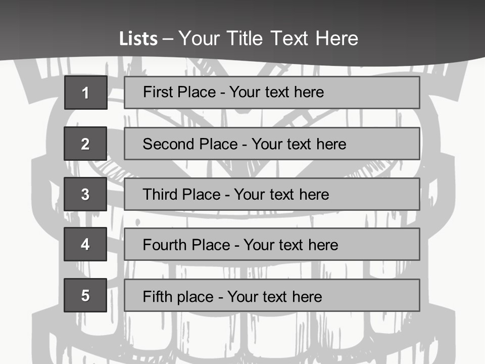 Vector Wood Tiki PowerPoint Template