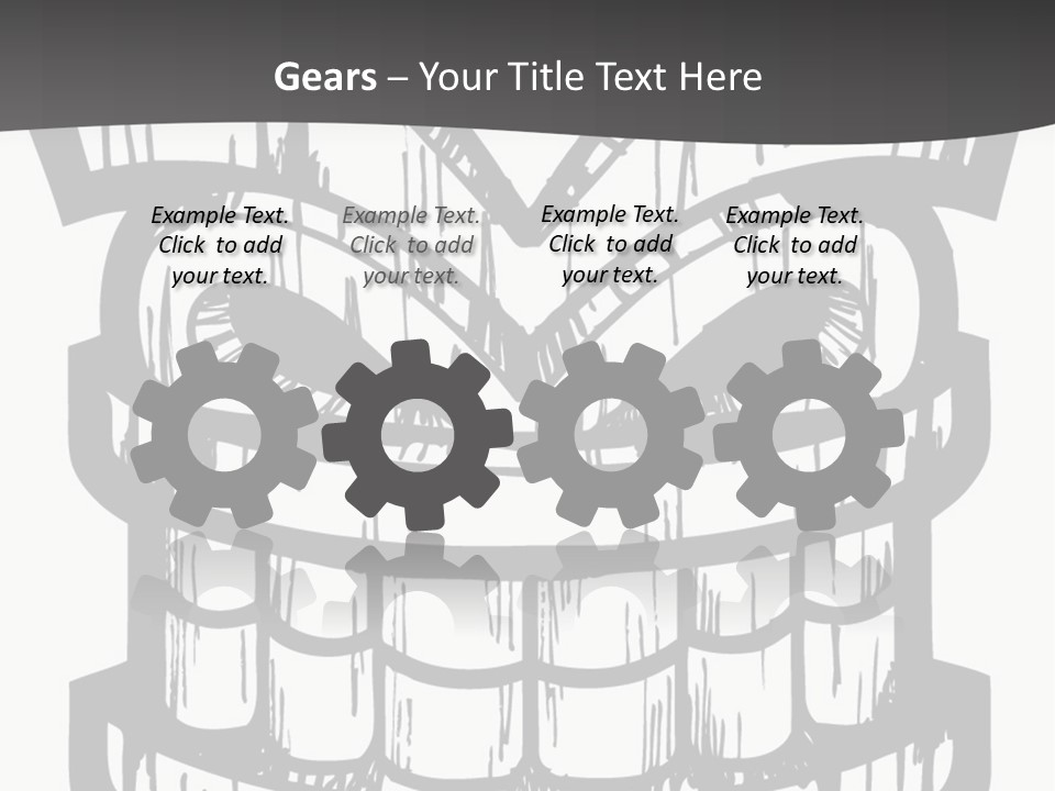 Vector Wood Tiki PowerPoint Template