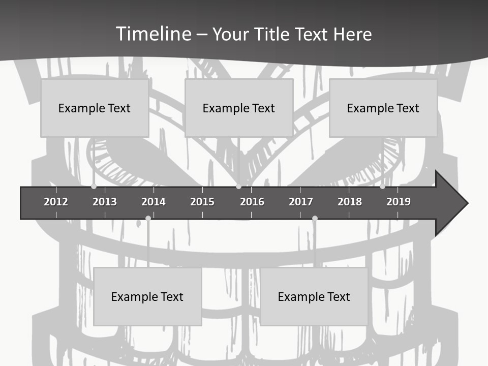 Vector Wood Tiki PowerPoint Template