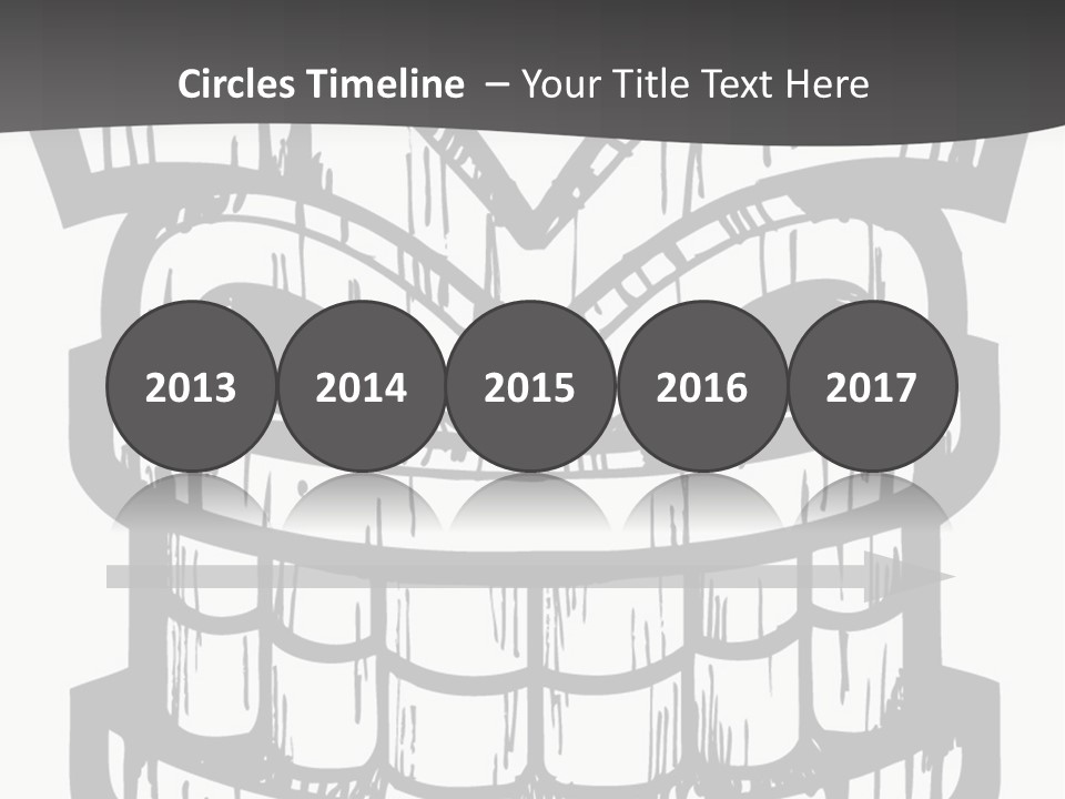 Vector Wood Tiki PowerPoint Template