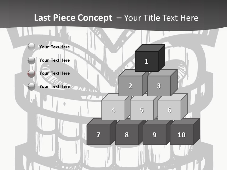 Vector Wood Tiki PowerPoint Template