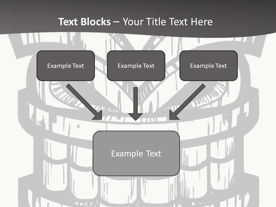 Vector Wood Tiki PowerPoint Template
