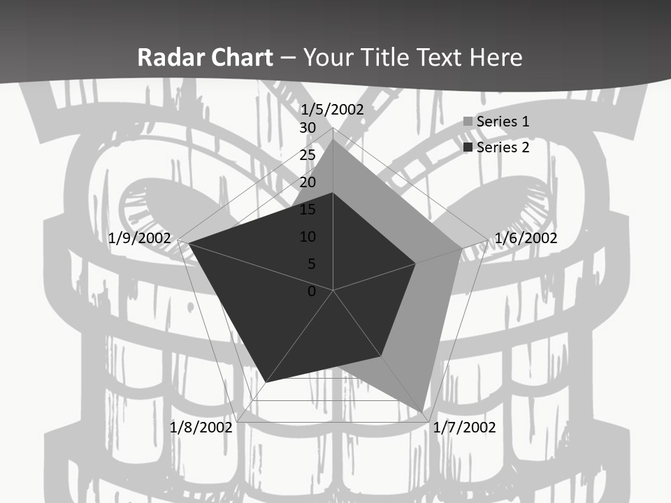 Vector Wood Tiki PowerPoint Template