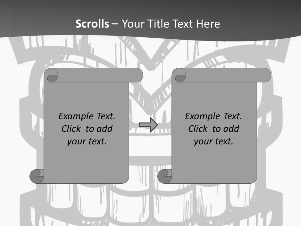 Vector Wood Tiki PowerPoint Template