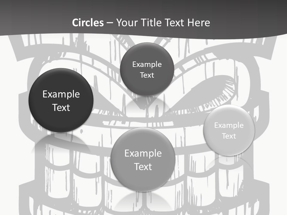 Vector Wood Tiki PowerPoint Template