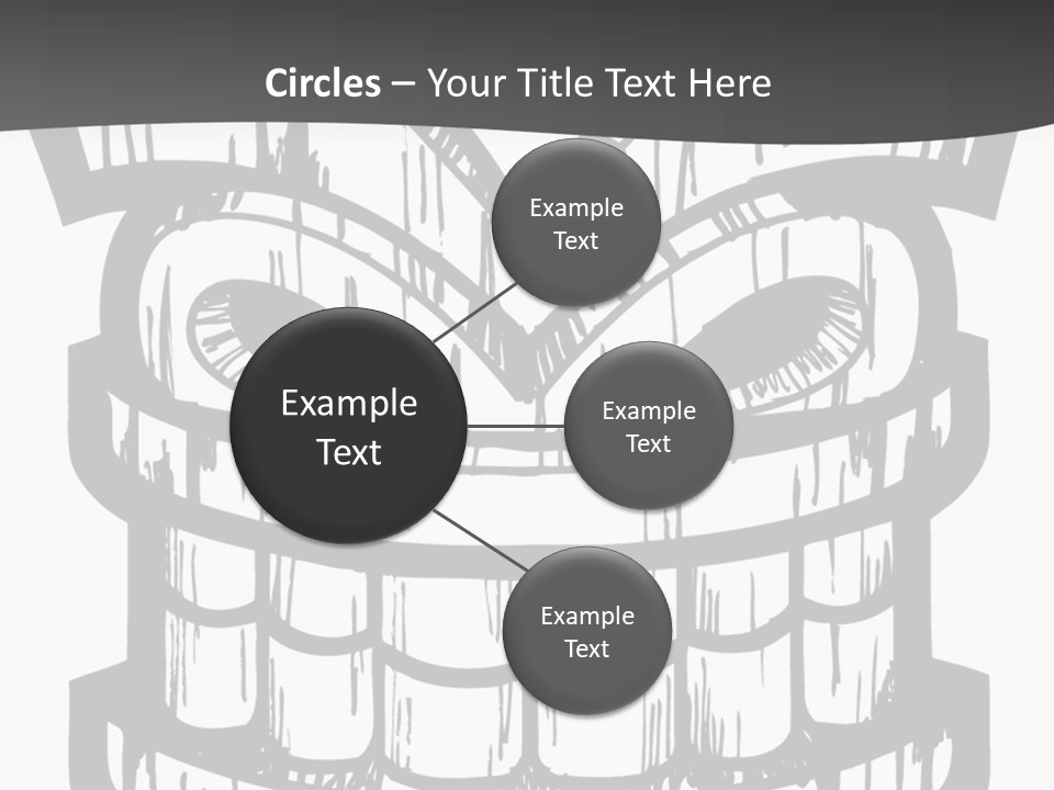 Vector Wood Tiki PowerPoint Template