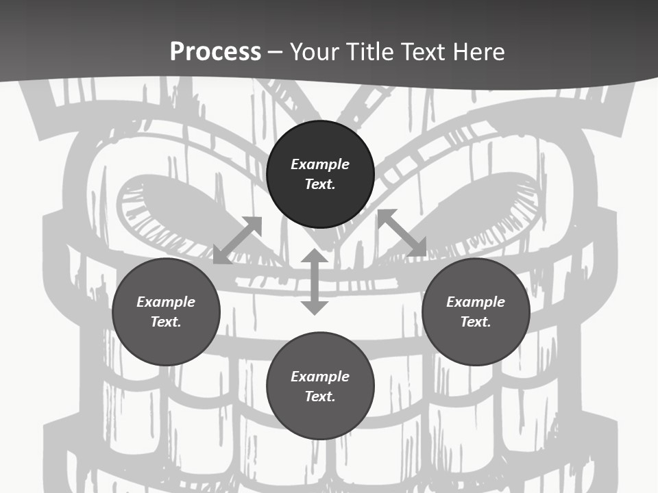 Vector Wood Tiki PowerPoint Template