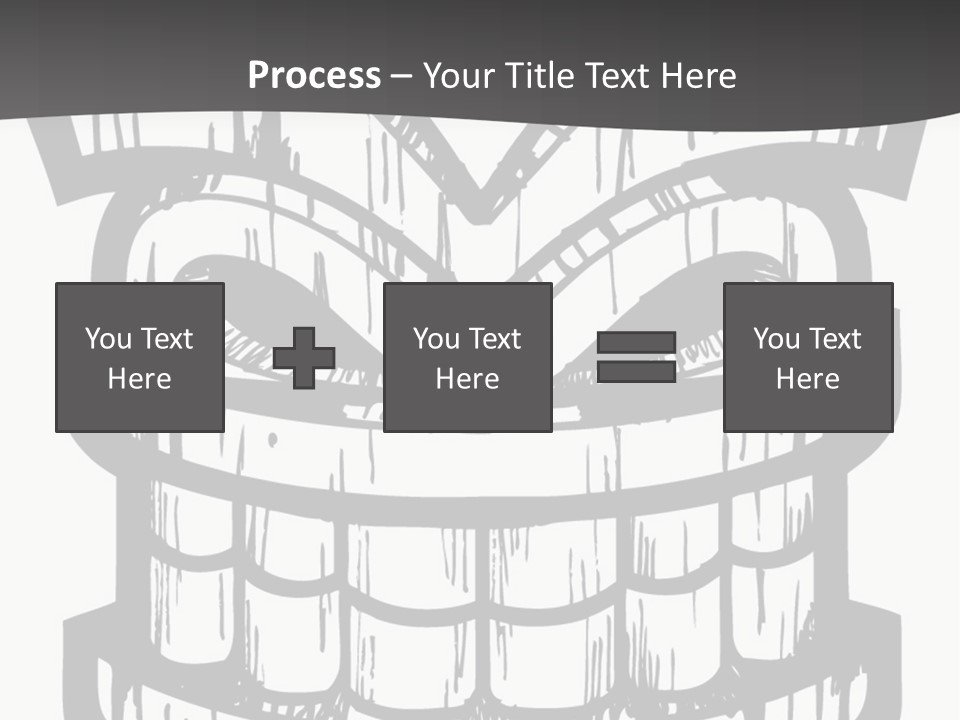 Vector Wood Tiki PowerPoint Template