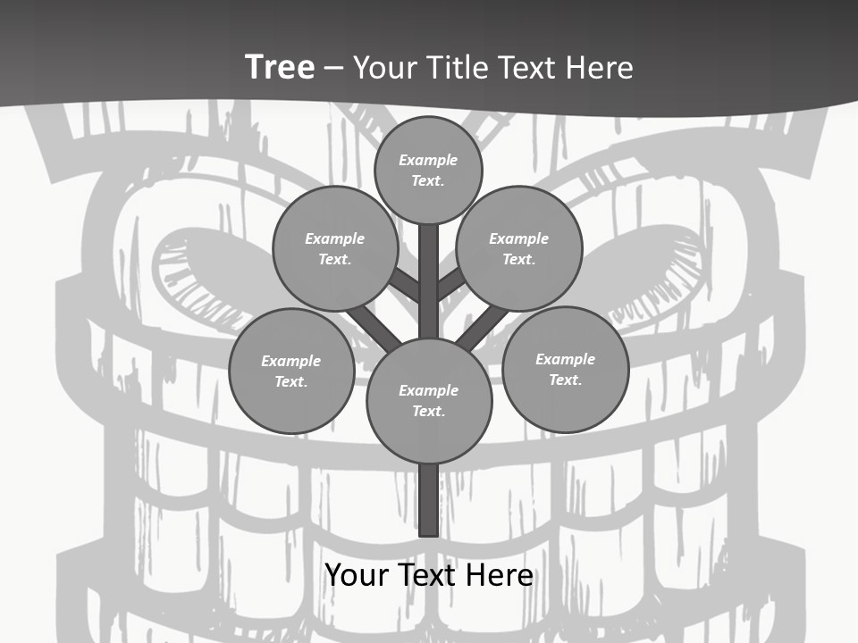 Vector Wood Tiki PowerPoint Template