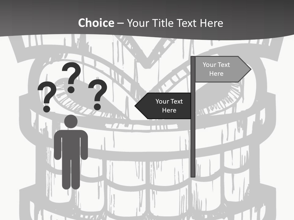 Vector Wood Tiki PowerPoint Template