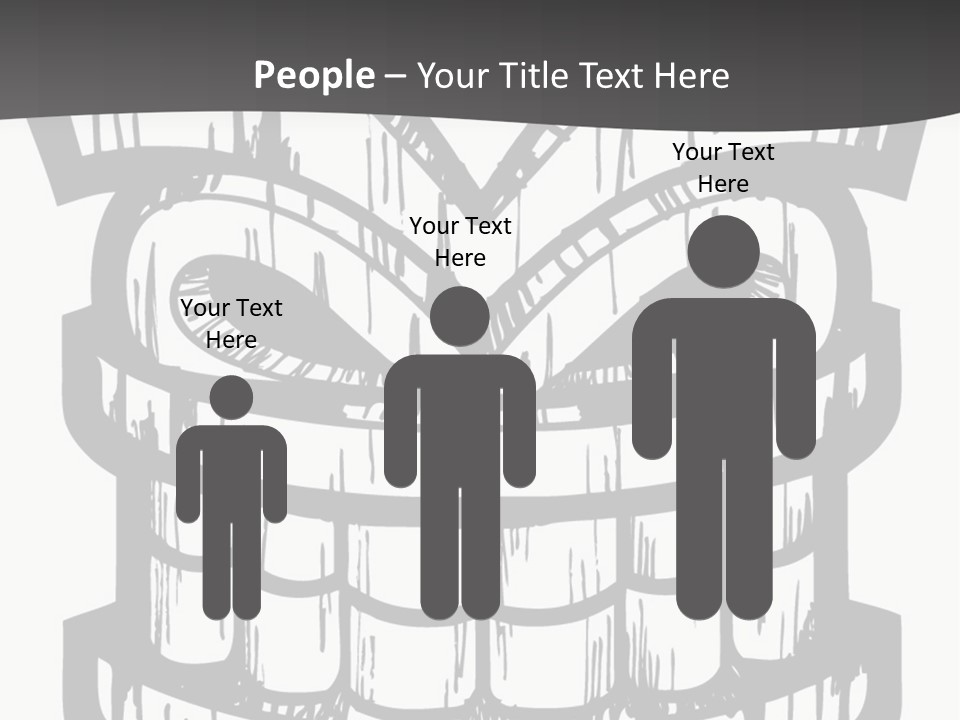 Vector Wood Tiki PowerPoint Template