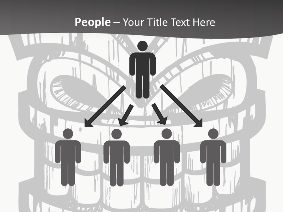 Vector Wood Tiki PowerPoint Template