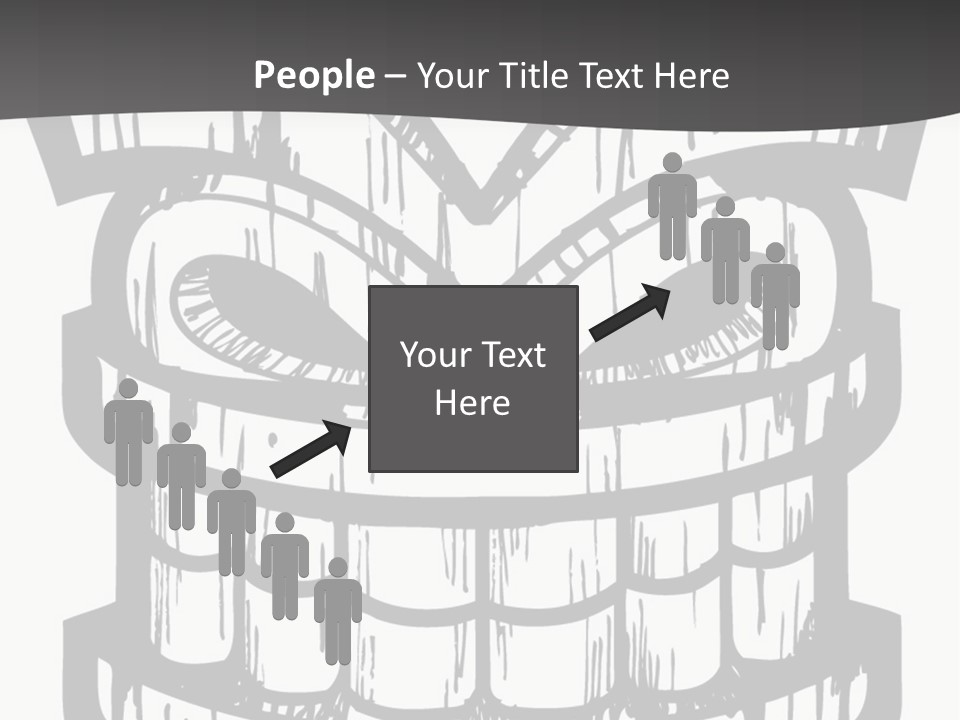 Vector Wood Tiki PowerPoint Template