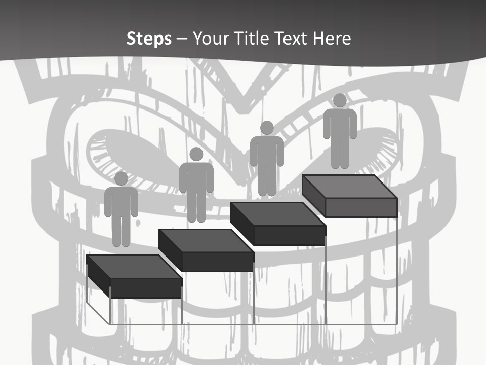 Vector Wood Tiki PowerPoint Template