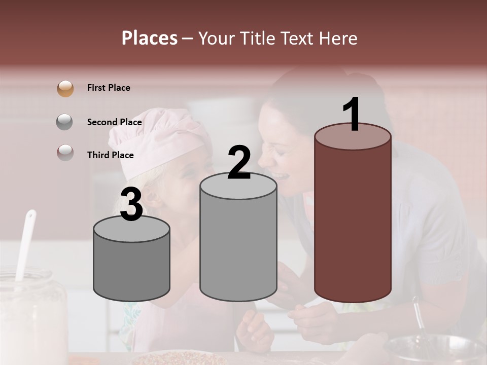 Kitchen Caucasian Activity PowerPoint Template