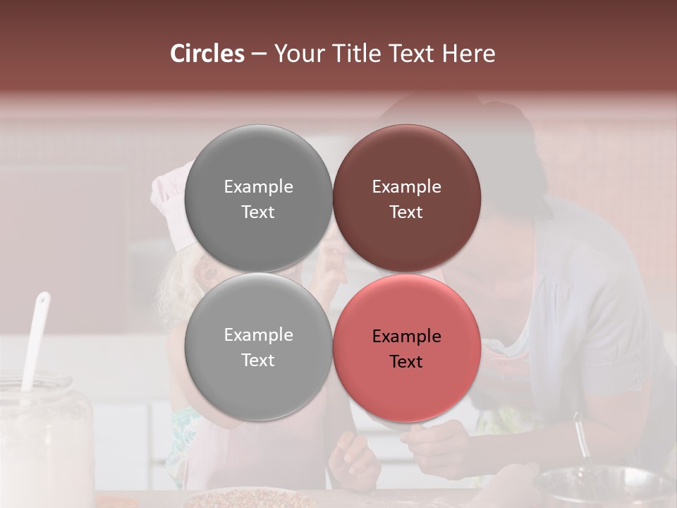 Kitchen Caucasian Activity PowerPoint Template