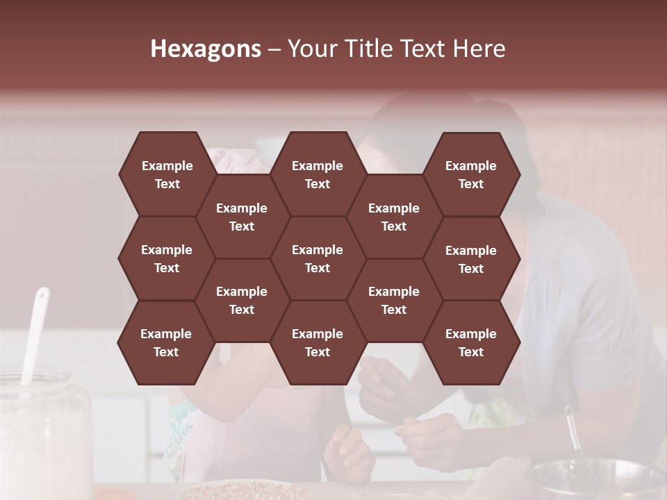 Kitchen Caucasian Activity PowerPoint Template