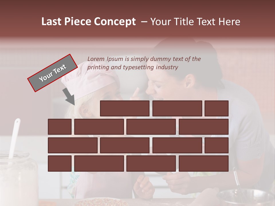 Kitchen Caucasian Activity PowerPoint Template