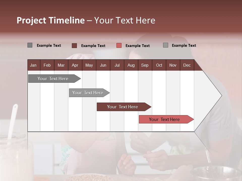Kitchen Caucasian Activity PowerPoint Template