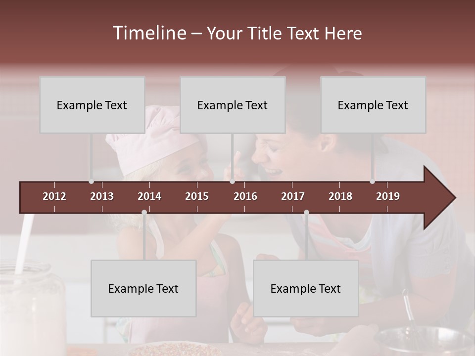 Kitchen Caucasian Activity PowerPoint Template