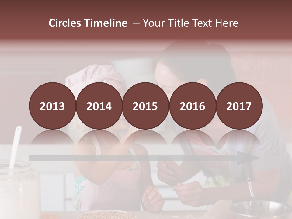 Kitchen Caucasian Activity PowerPoint Template