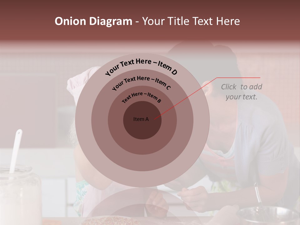 Kitchen Caucasian Activity PowerPoint Template