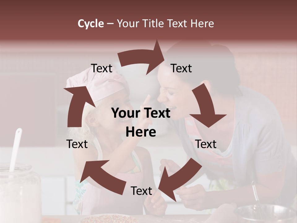 Kitchen Caucasian Activity PowerPoint Template