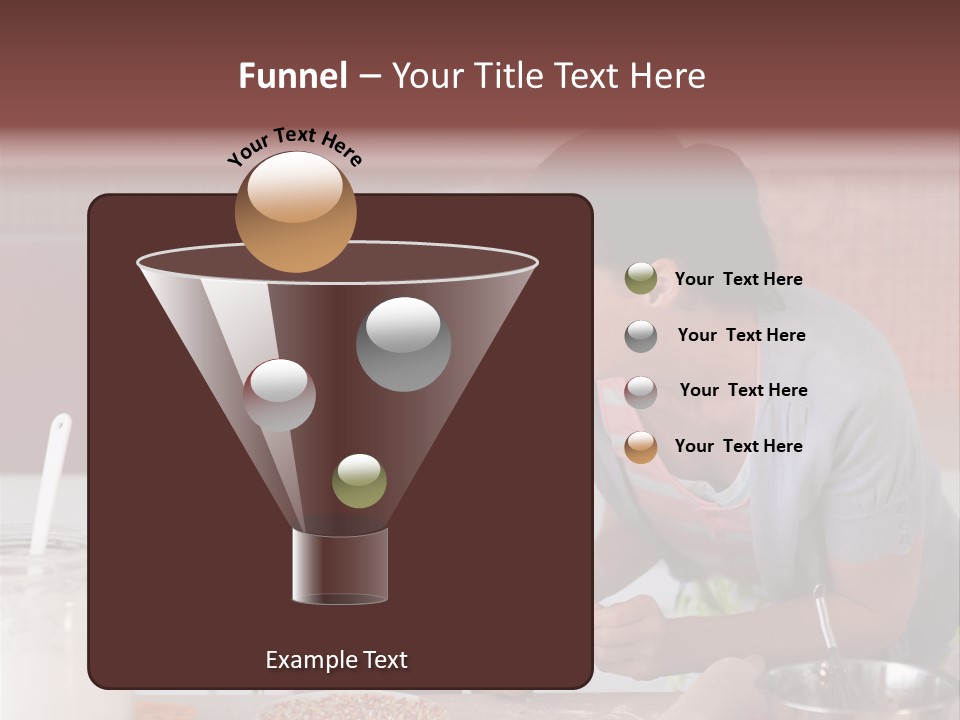 Kitchen Caucasian Activity PowerPoint Template