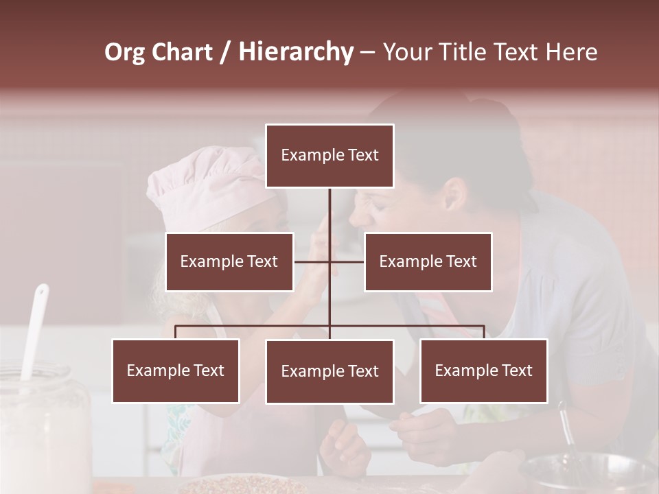 Kitchen Caucasian Activity PowerPoint Template