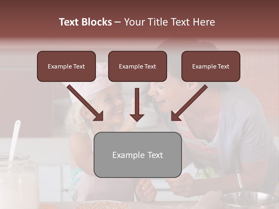 Kitchen Caucasian Activity PowerPoint Template