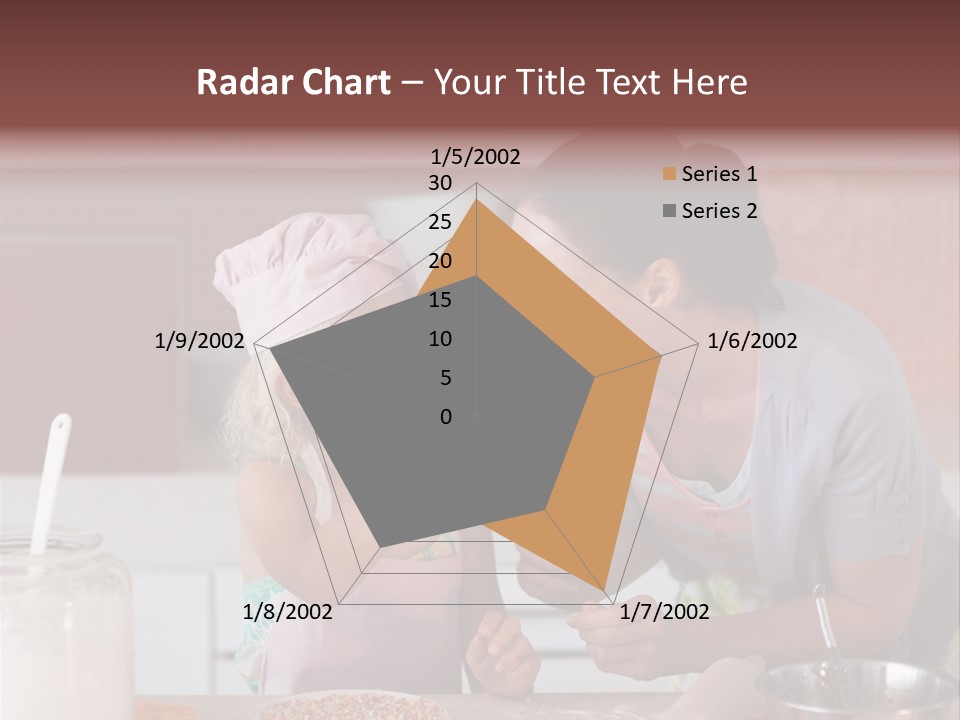 Kitchen Caucasian Activity PowerPoint Template