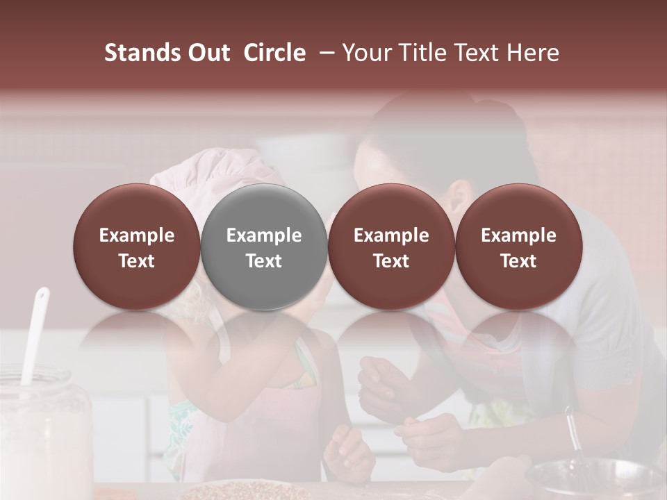 Kitchen Caucasian Activity PowerPoint Template