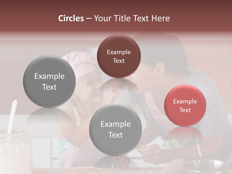 Kitchen Caucasian Activity PowerPoint Template