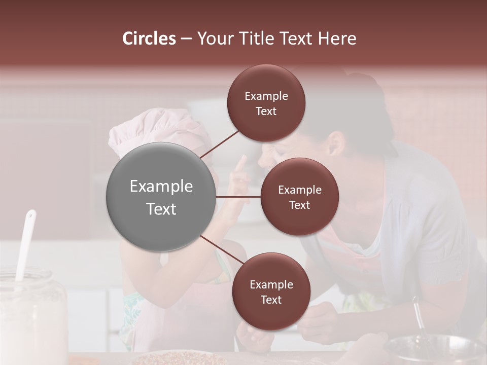 Kitchen Caucasian Activity PowerPoint Template