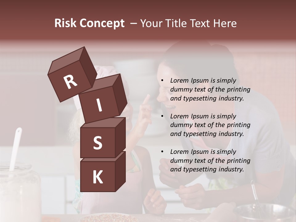 Kitchen Caucasian Activity PowerPoint Template