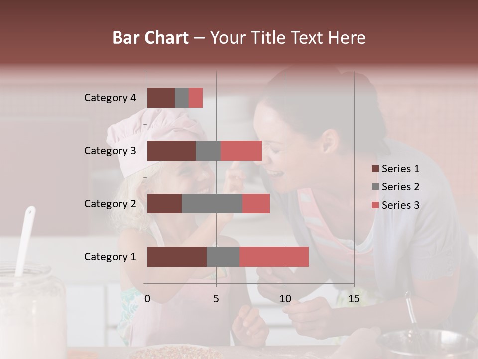 Kitchen Caucasian Activity PowerPoint Template