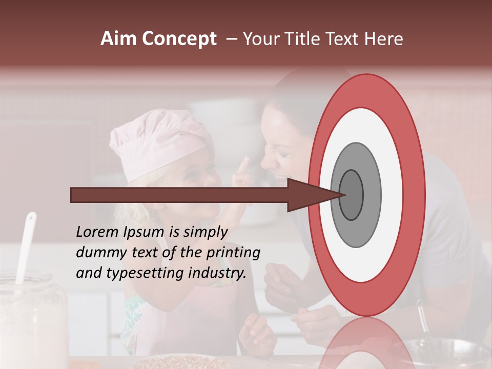 Kitchen Caucasian Activity PowerPoint Template