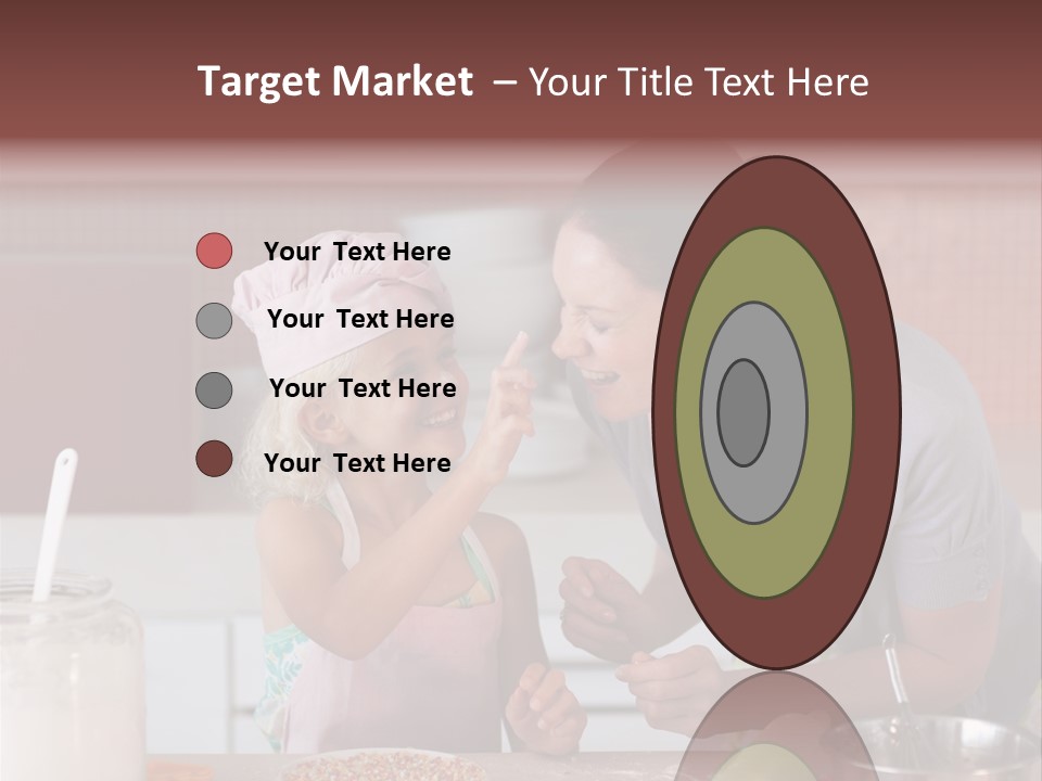 Kitchen Caucasian Activity PowerPoint Template