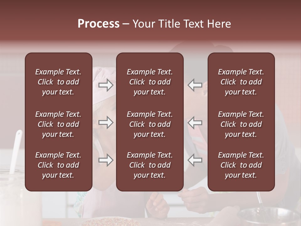 Kitchen Caucasian Activity PowerPoint Template