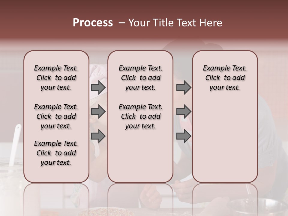 Kitchen Caucasian Activity PowerPoint Template