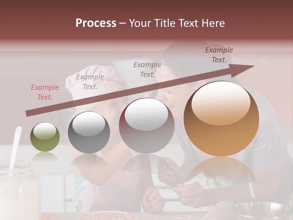 Kitchen Caucasian Activity PowerPoint Template