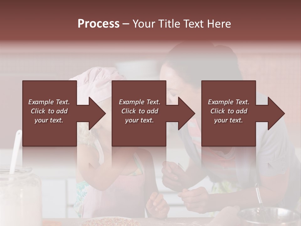 Kitchen Caucasian Activity PowerPoint Template