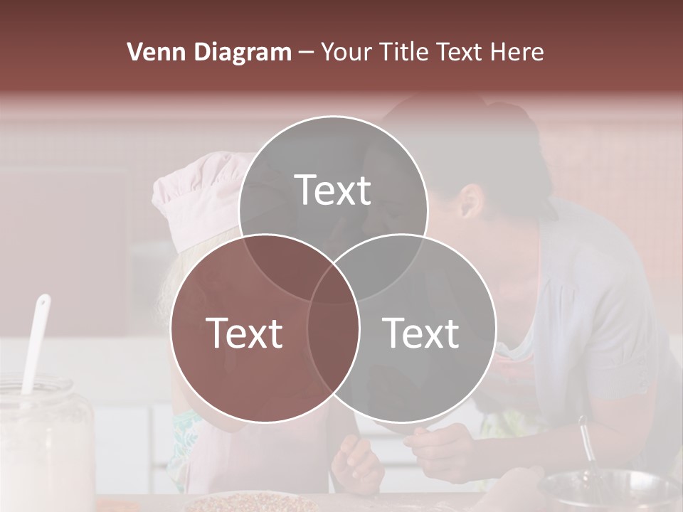 Kitchen Caucasian Activity PowerPoint Template