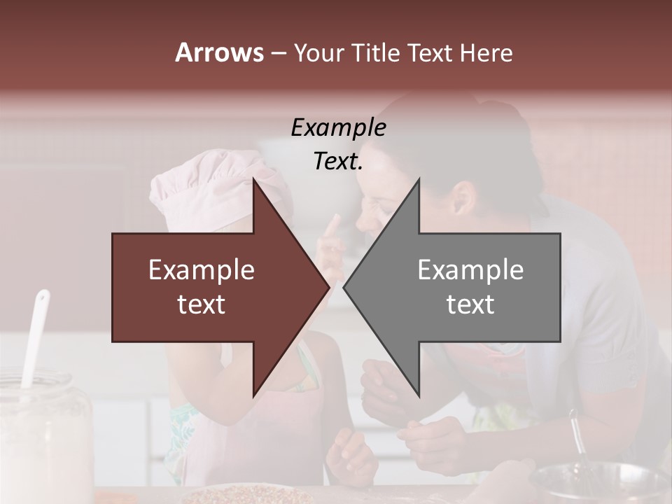 Kitchen Caucasian Activity PowerPoint Template