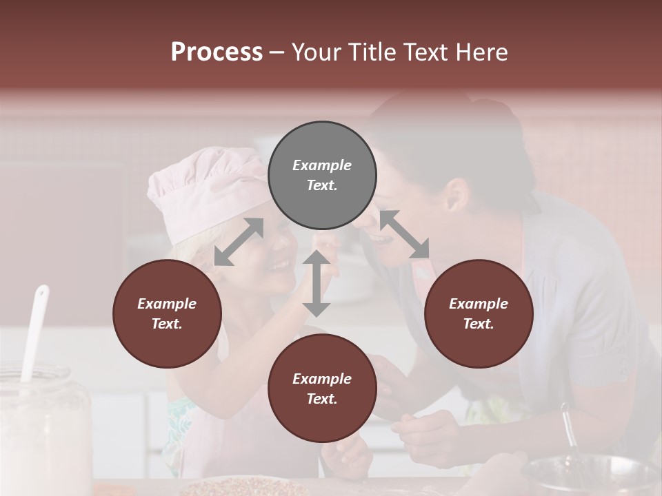 Kitchen Caucasian Activity PowerPoint Template