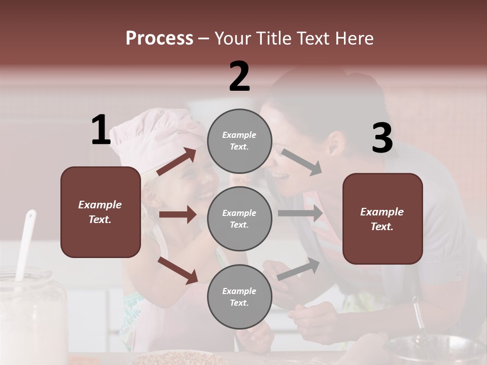 Kitchen Caucasian Activity PowerPoint Template