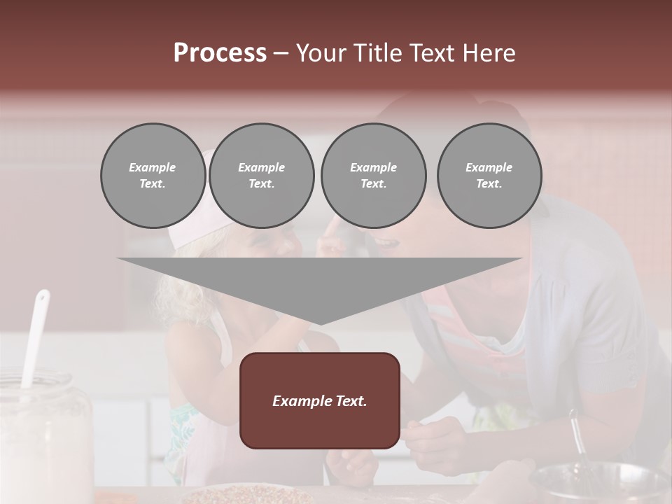 Kitchen Caucasian Activity PowerPoint Template