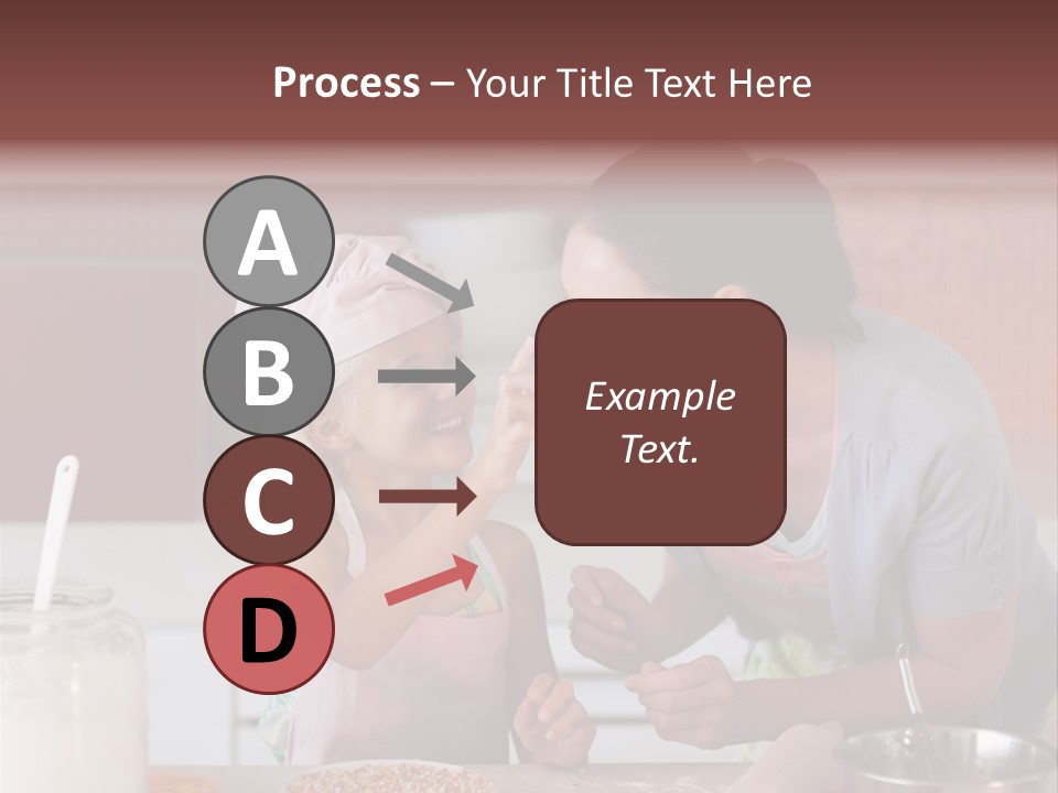 Kitchen Caucasian Activity PowerPoint Template
