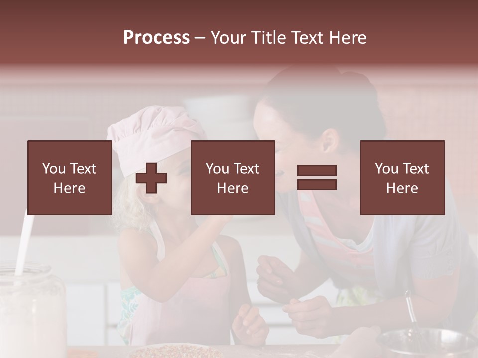 Kitchen Caucasian Activity PowerPoint Template